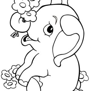 Elephant Birthday Coloring Pages Copy Elephant Coloring Page 300x300 Elephant Birthday Coloring Pages Copy Elephant Coloring Page
