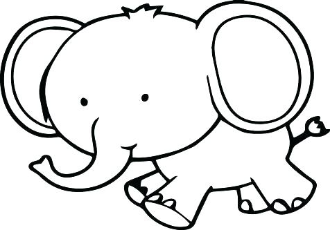 Cute Elephant Coloring Pages 476x333 Cute Elephant Coloring Pages
