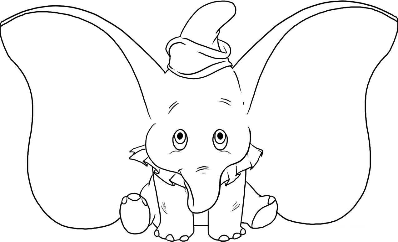 Baby Elephant Coloring Pages 1274x773 Baby Elephant Coloring Pages