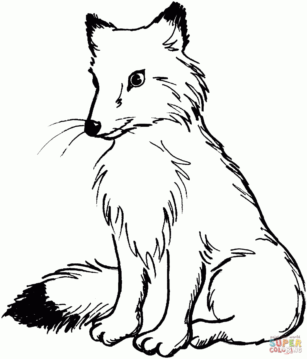 1060x1239 Fox Coloring Pages Best Of Baby Fox Coloring Pages Cute Fox