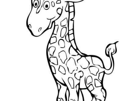 440x330 Baby Giraffe Coloring Pages Baby Giraffe Coloring Pages Coloring