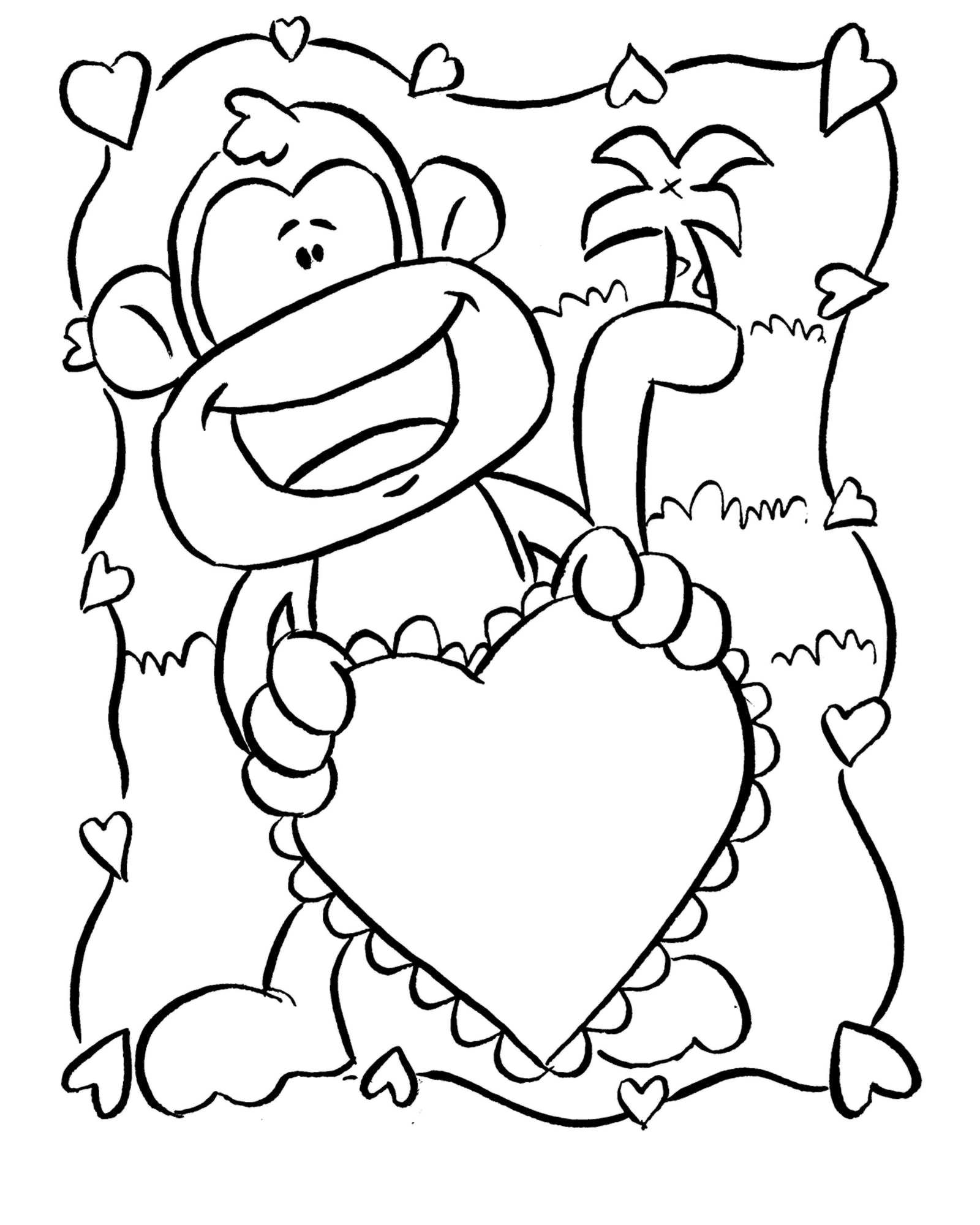 Fresh Monkey Page To Color Collection Printable Coloring Sheet 1600x2000 Fresh Monkey Page To Color Collection Printable Coloring Sheet