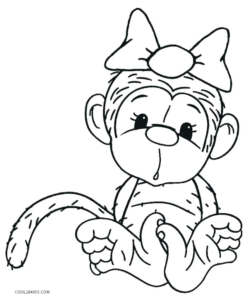 Baby Monkey Coloring Pages Tiger Coloring Page Coloring Page 811x960 Baby Monkey Coloring Pages Tiger Coloring Page Coloring Page