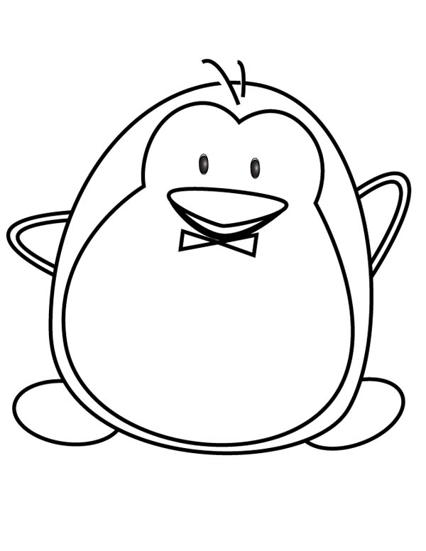 Cute Baby Penguin Coloring Pages 600x776 Cute Baby Penguin Coloring Pages