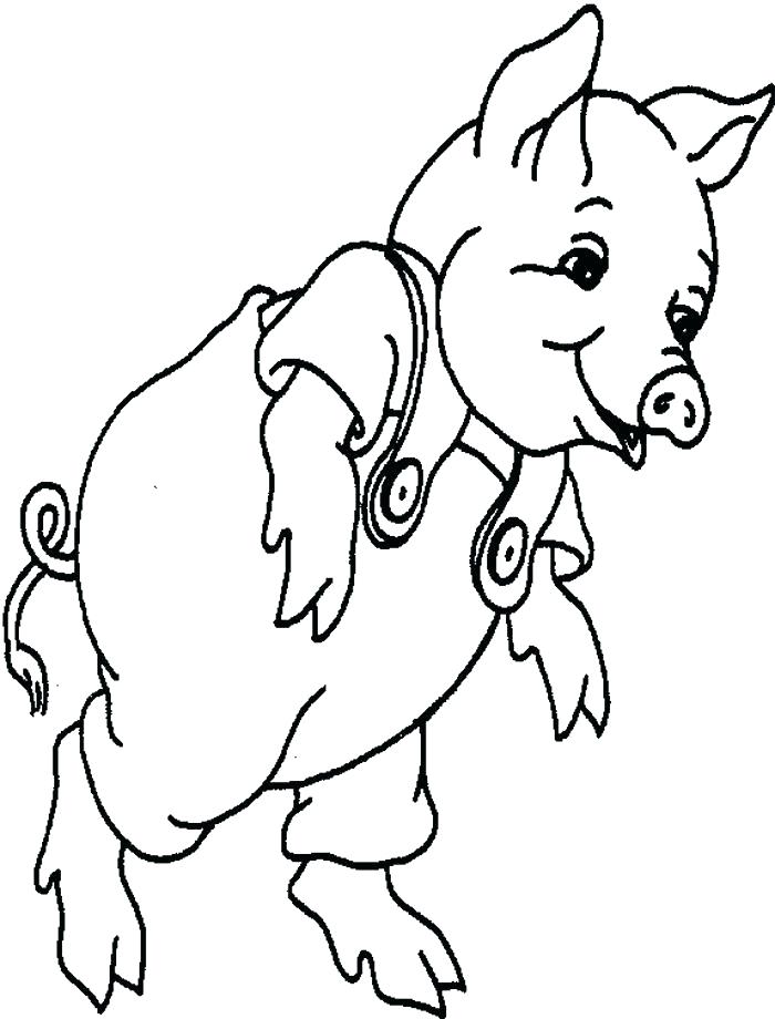 Cute Baby Pig Coloring Pages at GetColorings.com | Free printable ...