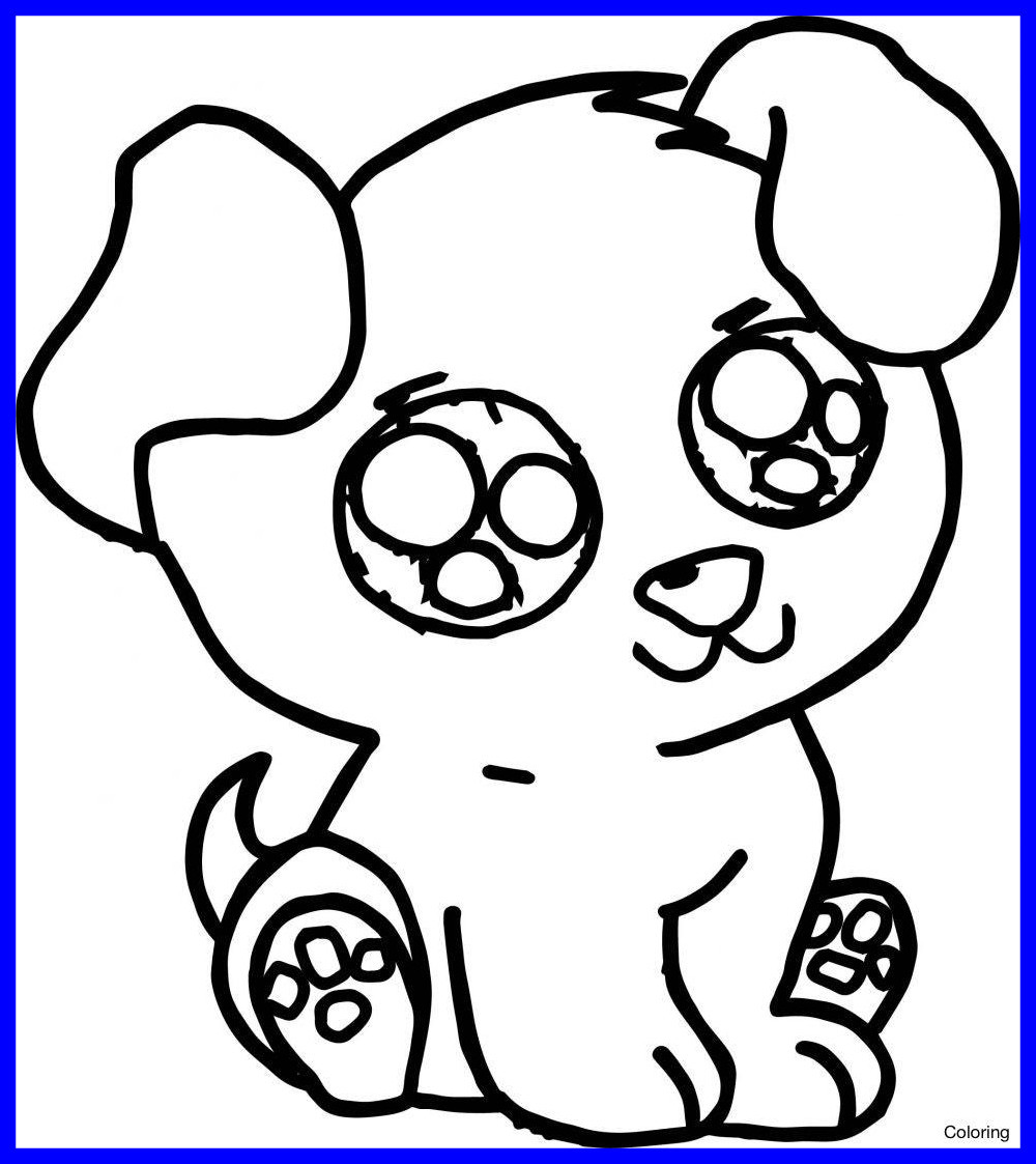 1000x1123 Baby Puppy Coloring Pages Wagashiya