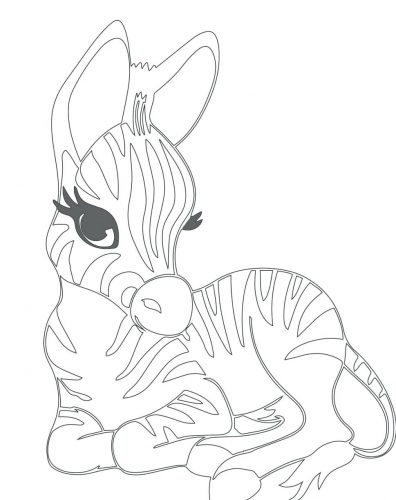 Coloring Pages ~ Zebra Coloring Page Baby Pages Cute Zebra 396x500 Coloring Pages ~ Zebra Coloring Page Baby Pages Cute Zebra