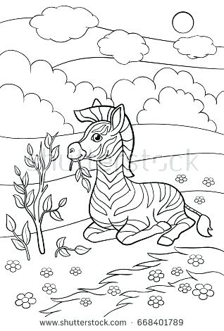Baby Zebra Coloring Pages Coloring Pages Little Cute Baby Zebra 318x470 Baby Zebra Coloring Pages Coloring Pages Little Cute Baby Zebra