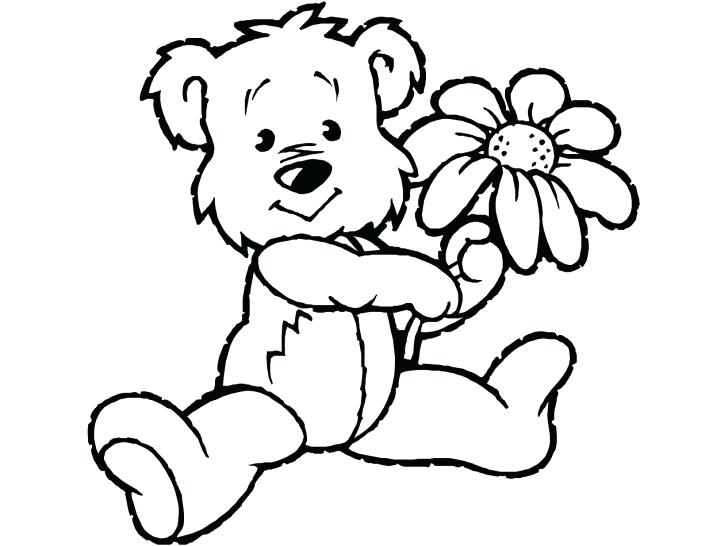 728x546 Cute Teddy Bear Cute Bear Coloring Pages
