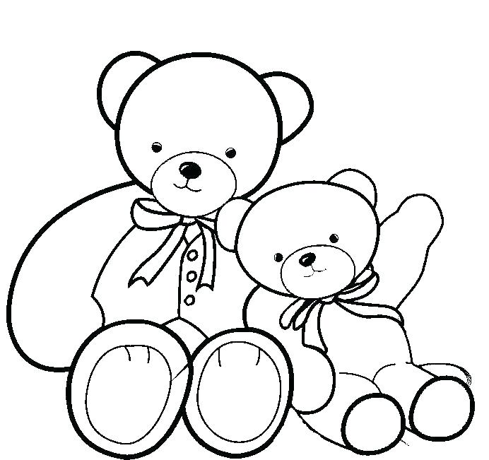 692x651 Cute Bear Coloring Sheets Coloring Ideas Pro