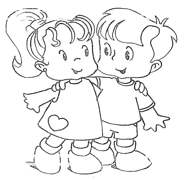 Cute Best Friend Coloring Pages at GetColorings.com | Free printable ...