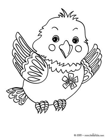 363x470 Cute Bird Coloring Page. Nice Bird Coloring Sheet. More Original