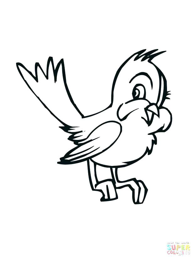618x824 Cute Bird Coloring Pages Impair.co