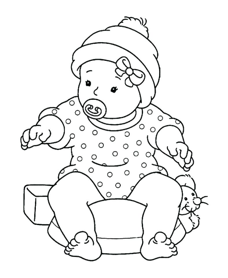 789x960 Baby Boy Coloring Pages Coloring Pages Of Babies Baby Boy Coloring