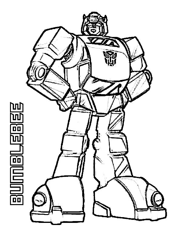 Cute Bumble Bee Coloring Pages