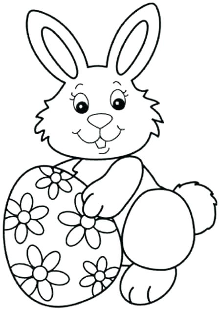 Easter Bunny Coloring Pages That You Can Print 450x635 Easter Bunny Coloring Pages That You Can Print