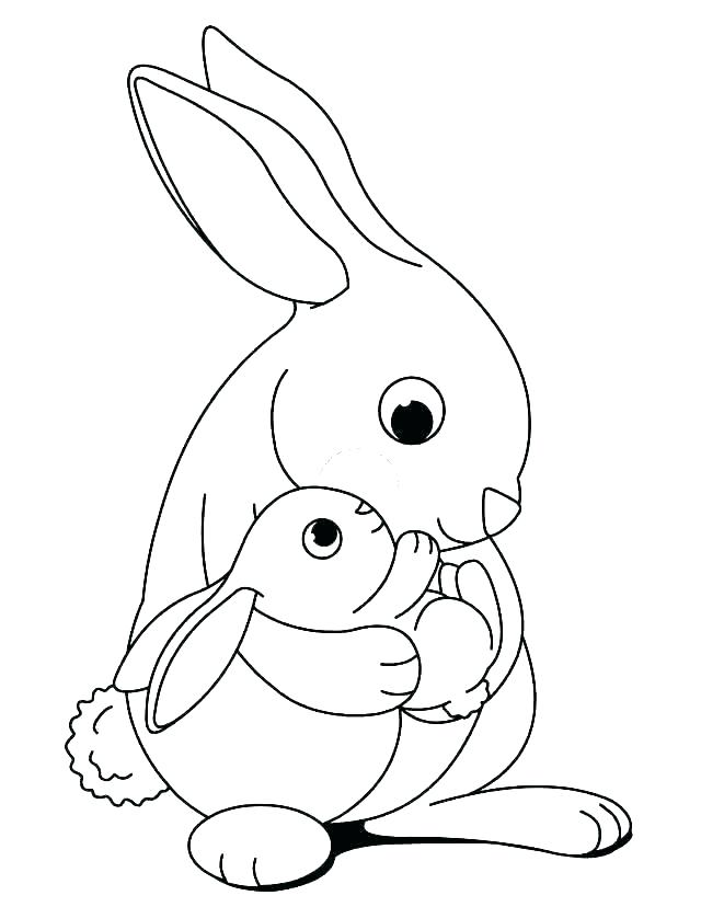 640x828 Coloring Page Bunny Cute Bunny Coloring Pages Easter Bunny