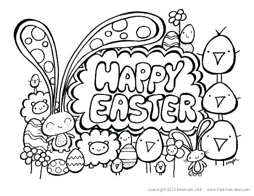 500x386 Coloring Pages Of Bunnies For Easter Coloring Pages Bunny Cute
