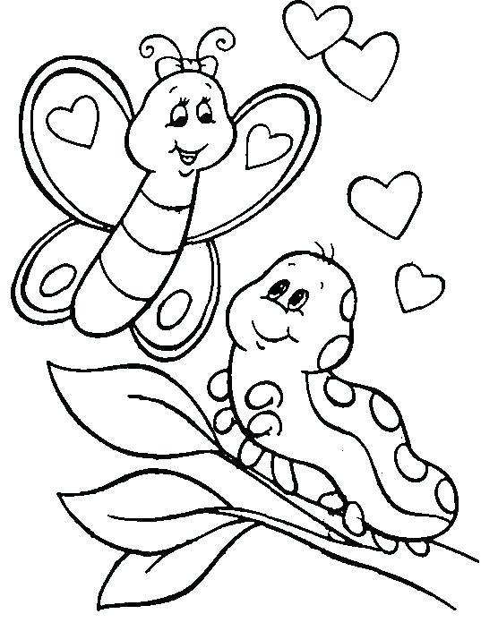 556x705 Cute Butterfly Coloring Pages Caterpillar Coloring Pages
