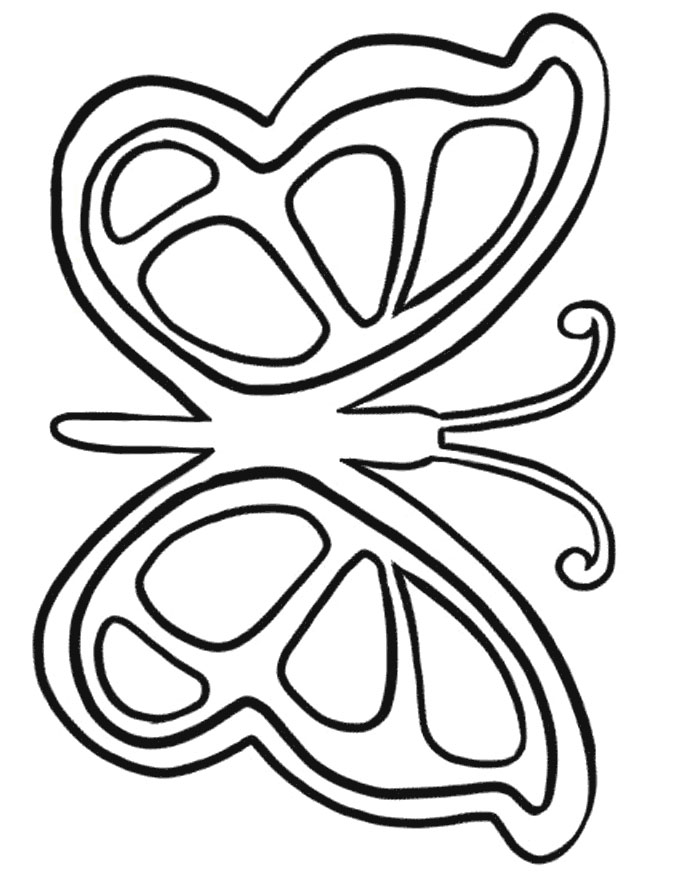 674x877 A Very Unique Butterfly Shape And Cute Coloring Pages Coloring