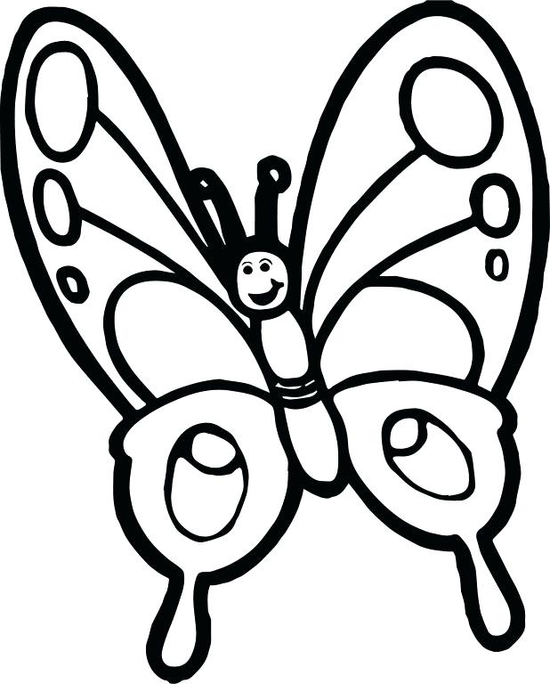 Cute Butterfly Coloring Pages at GetColorings.com | Free printable ...