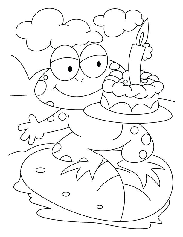 Coloring Page Cake Coloring Pages Download Free A Frog With Cake 612x792 Coloring Page Cake Coloring Pages Download Free A Frog With Cake