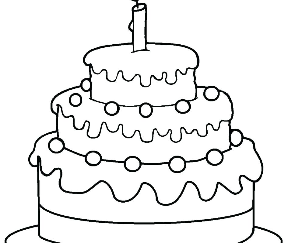 Cute Cake Coloring Pages at GetColorings.com | Free printable colorings ...