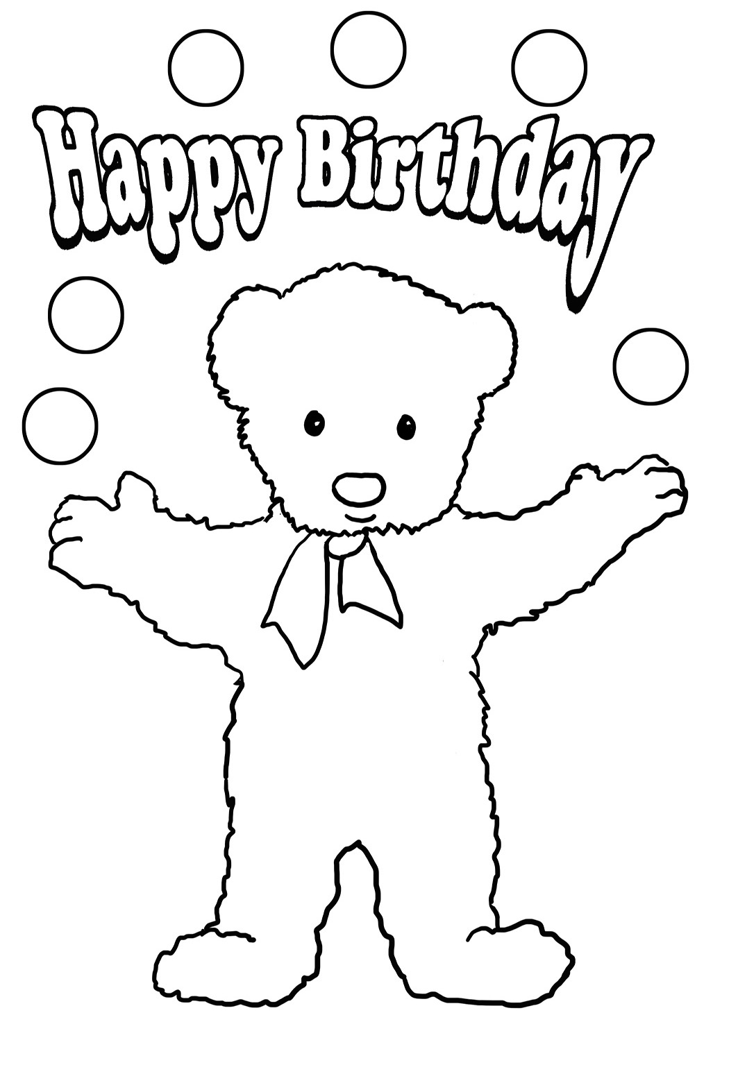Birthday Coloring Pages 1063x1535 Birthday Coloring Pages