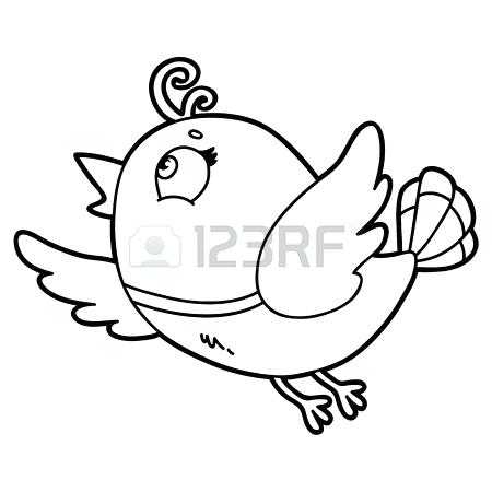 450x450 Cute Cartoon Characters Coloring Pages Cute Cartoon Bird Character