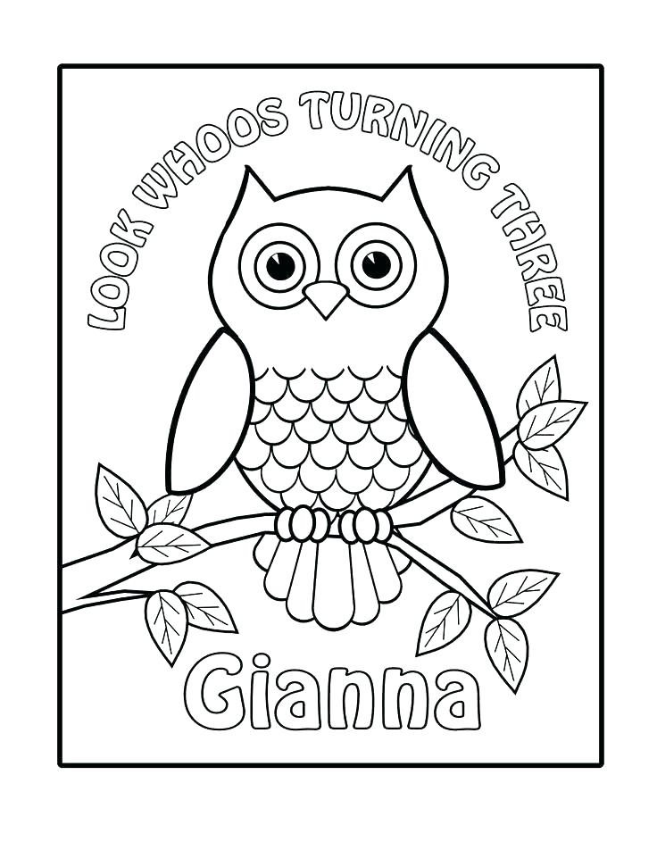 Cute Cartoon Owl Coloring Pages Kids Coloring Cute Owl Coloring 736x952 Cute Cartoon Owl Coloring Pages Kids Coloring Cute Owl Coloring