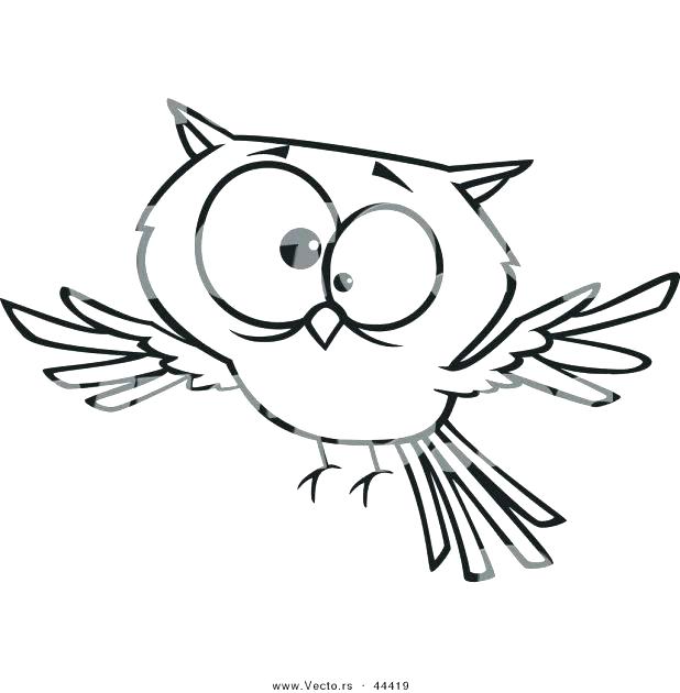 Cartoon Owl Coloring Pages 618x630 Cartoon Owl Coloring Pages