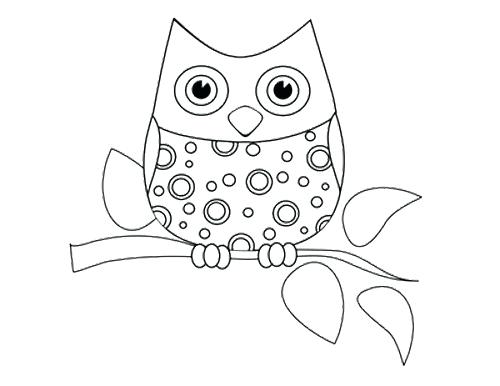 Best Cute Owl Coloring Pages Free Printable Free Printable Owl 500x386 Best Cute Owl Coloring Pages Free Printable Free Printable Owl