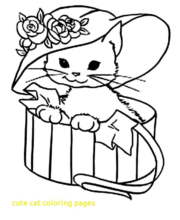 Kitty Cat Coloring Pages 600x733 Kitty Cat Coloring Pages