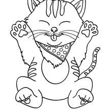 Cat Coloring Pages 220x220 Cat Coloring Pages