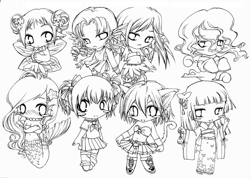 Cute Chibi Coloring Pages Free Coloring Pages For Kids (2 800x570 Cute Chibi Coloring Pages Free Coloring Pages For Kids (2