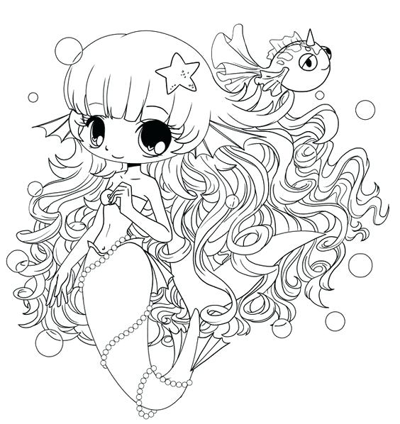 Chibi Coloring Pages Coloring Pages Mermaid A Cute Chibi Girl 564x598 Chibi Coloring Pages Coloring Pages Mermaid A Cute Chibi Girl