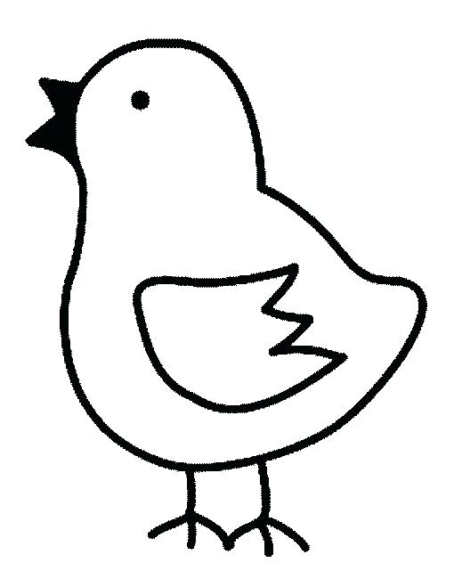 510x650 Chick Coloring Page Cute Chick Coloring Page Free Printable Easter