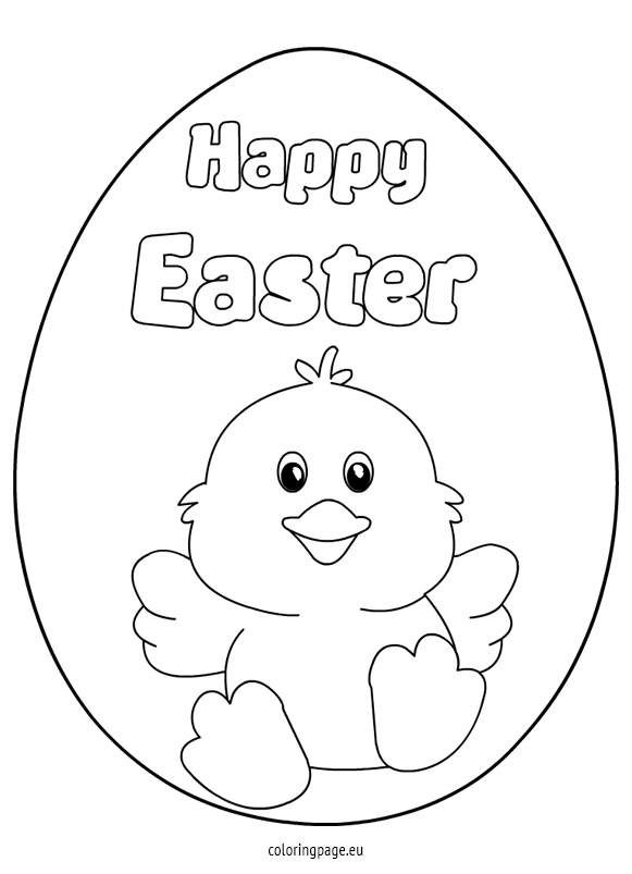 581x803 Easter Chick Coloring Pages Happy Easter 2018