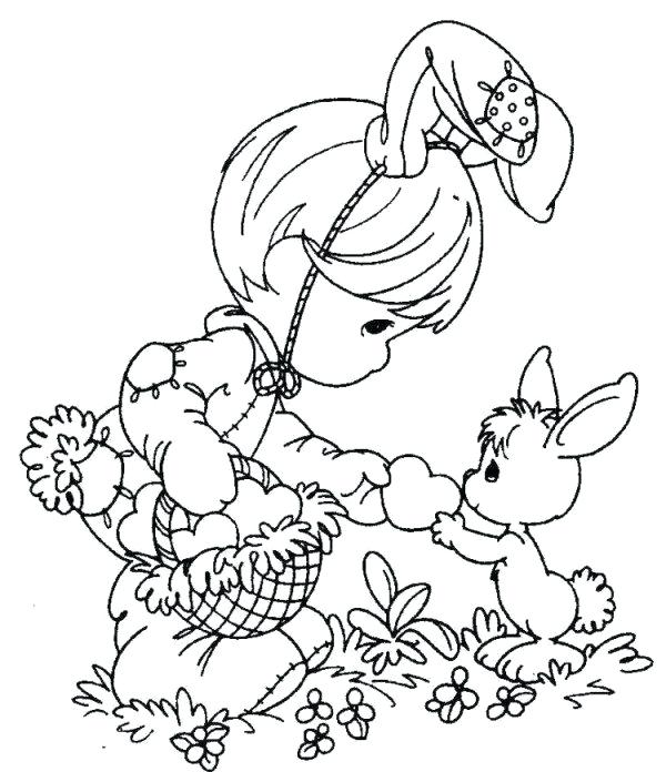 600x696 Interesting Free Printable Easter Coloring Pages Cute Chick