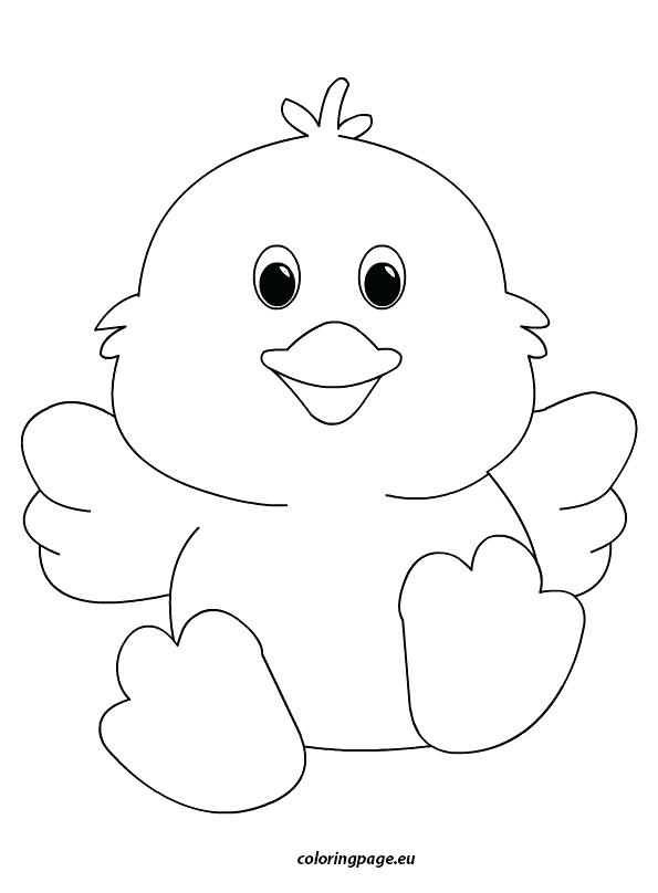 595x808 Wondrous Design Ideas Chick Coloring Page Pages Inside Cute