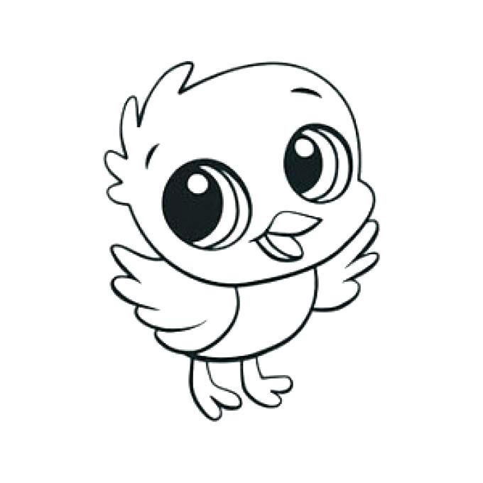 680x680 Cute Girl Coloring Pages