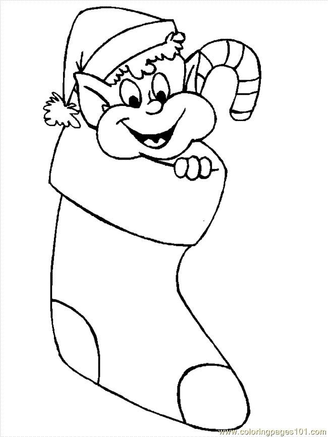 Cute Christmas Elf Coloring Pages at GetColorings.com | Free printable