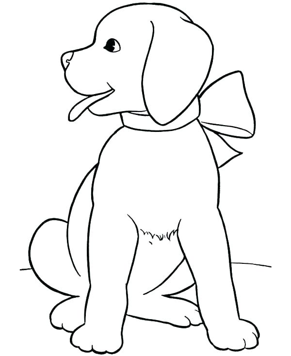 Christmas Puppy Coloring Pages Puppy Color Pages Coloring Page 600x734 Christmas Puppy Coloring Pages Puppy Color Pages Coloring Page