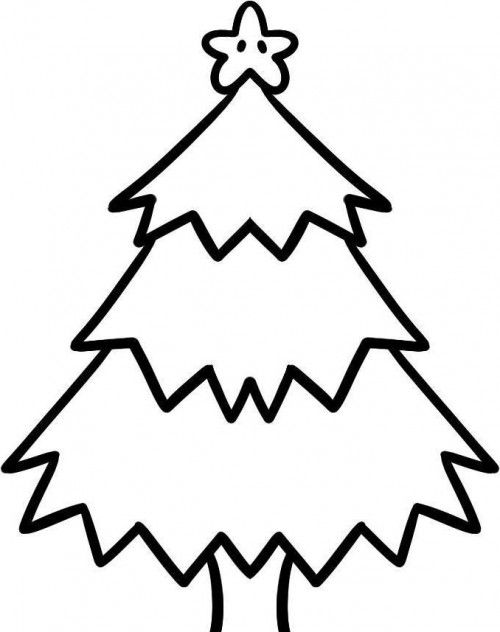 Christmas Tree Which Is Cool And Funny Coloring Page It Works 500x632 Christmas Tree Which Is Cool And Funny Coloring Page It Works
