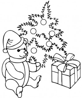 Cute Christmas Teddy Bear Coloring Pages And Pictures,photos 266x320 Cute Christmas Teddy Bear Coloring Pages And Pictures,photos
