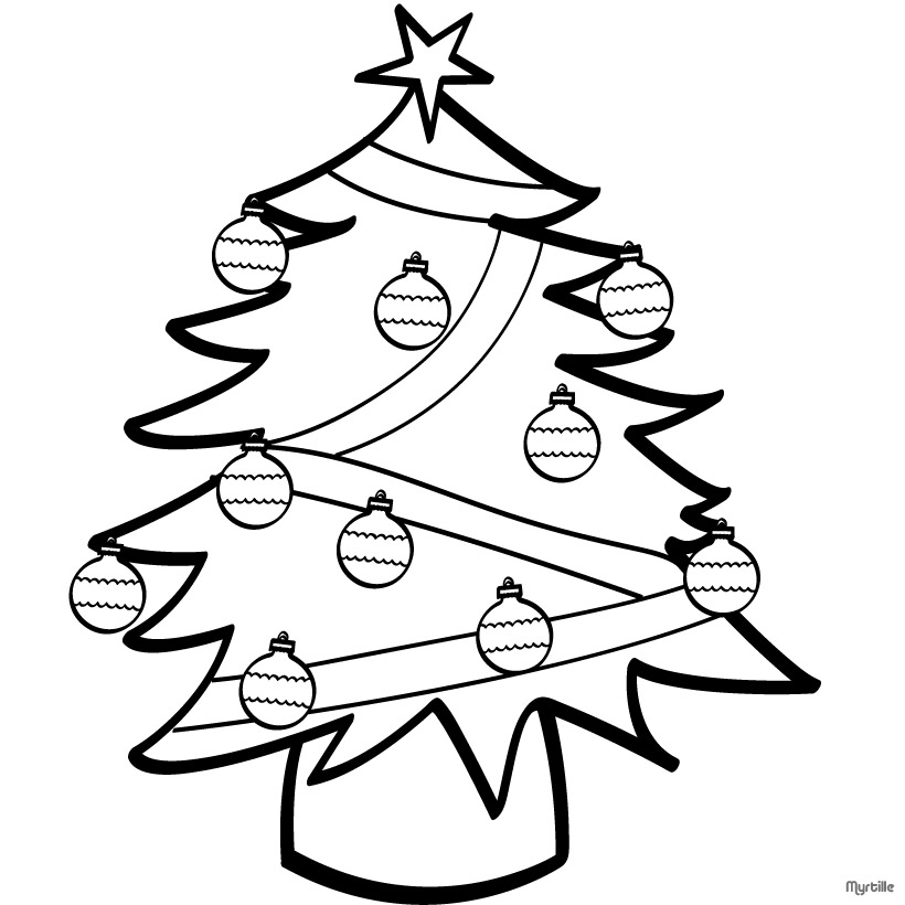 Top 8 Christmas Tree Coloring Pages Cute And Nice For Kids 820x820 Top 8 Christmas Tree Coloring Pages Cute And Nice For Kids