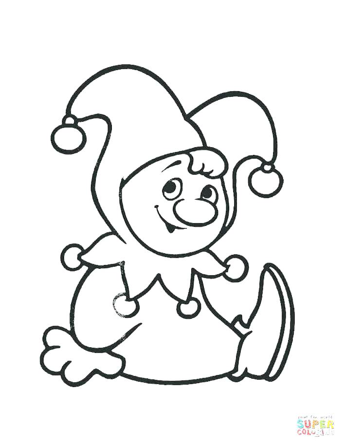 709x918 Clown Coloring Page Coloring Clown Click The Cute Clown Coloring