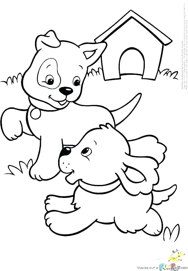 618x891 Puppy Coloring Pages To Print Puppy Coloring Pages Printable Cute