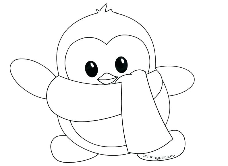 794x581 Coloring Pages Penguins Best Cute Coloring Page Print Pages