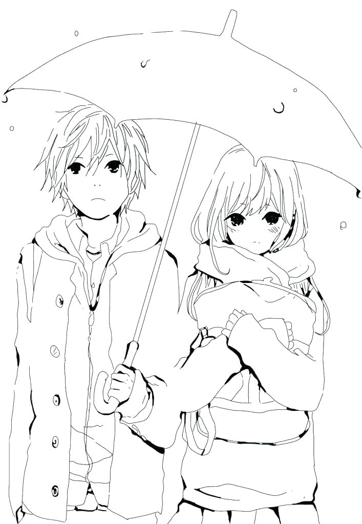 707x1024 Cute Couple Coloring Pages Cute Couple Coloring Pages Cute Anime